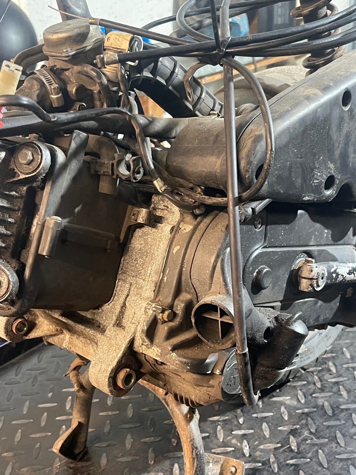 Compleet Motorblok Piaggio Vespa S 50 4 Takt (8500KM)