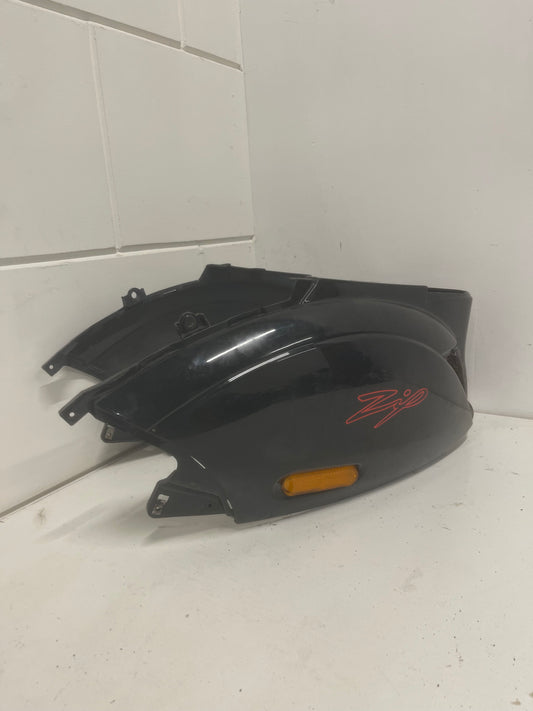 Achterkap Glans Zwart Zip 2000 2T & 4T