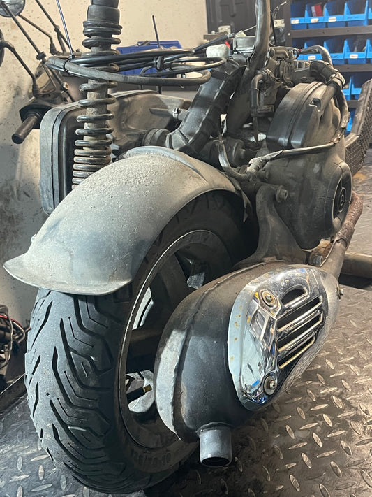Compleet Motorblok Piaggio Vespa S 50 4 Takt (8500KM)