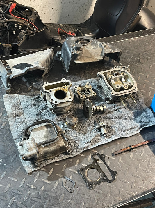 50cc Cilinderkit + Cilinderkop SYM Origineel