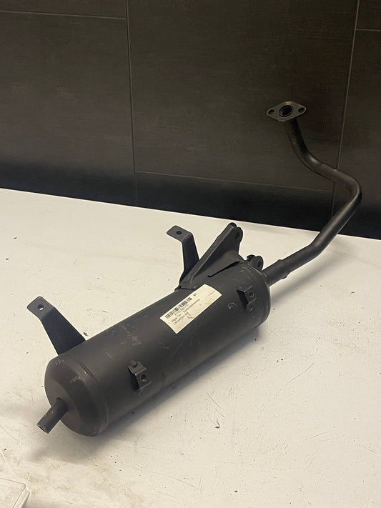 GY6 10” Uitlaat met spatbord aansluiting NIEUW