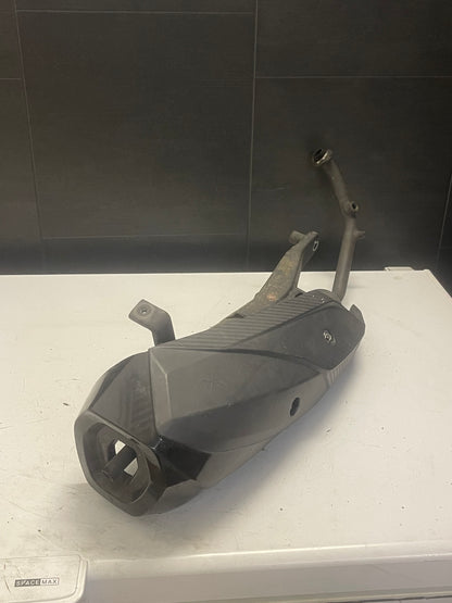 SYM Jet 14 4T Uitlaat & Hitteschild E4/E5 Origineel