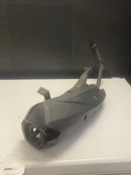 SYM Jet 14 4T Uitlaat & Hitteschild E4/E5 Origineel