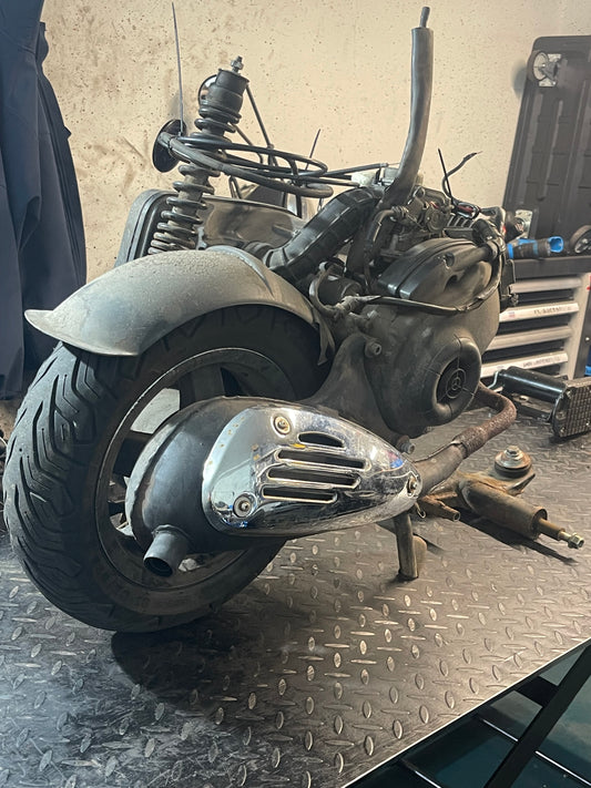 Compleet Motorblok Piaggio Vespa S 50 4 Takt (8500KM)