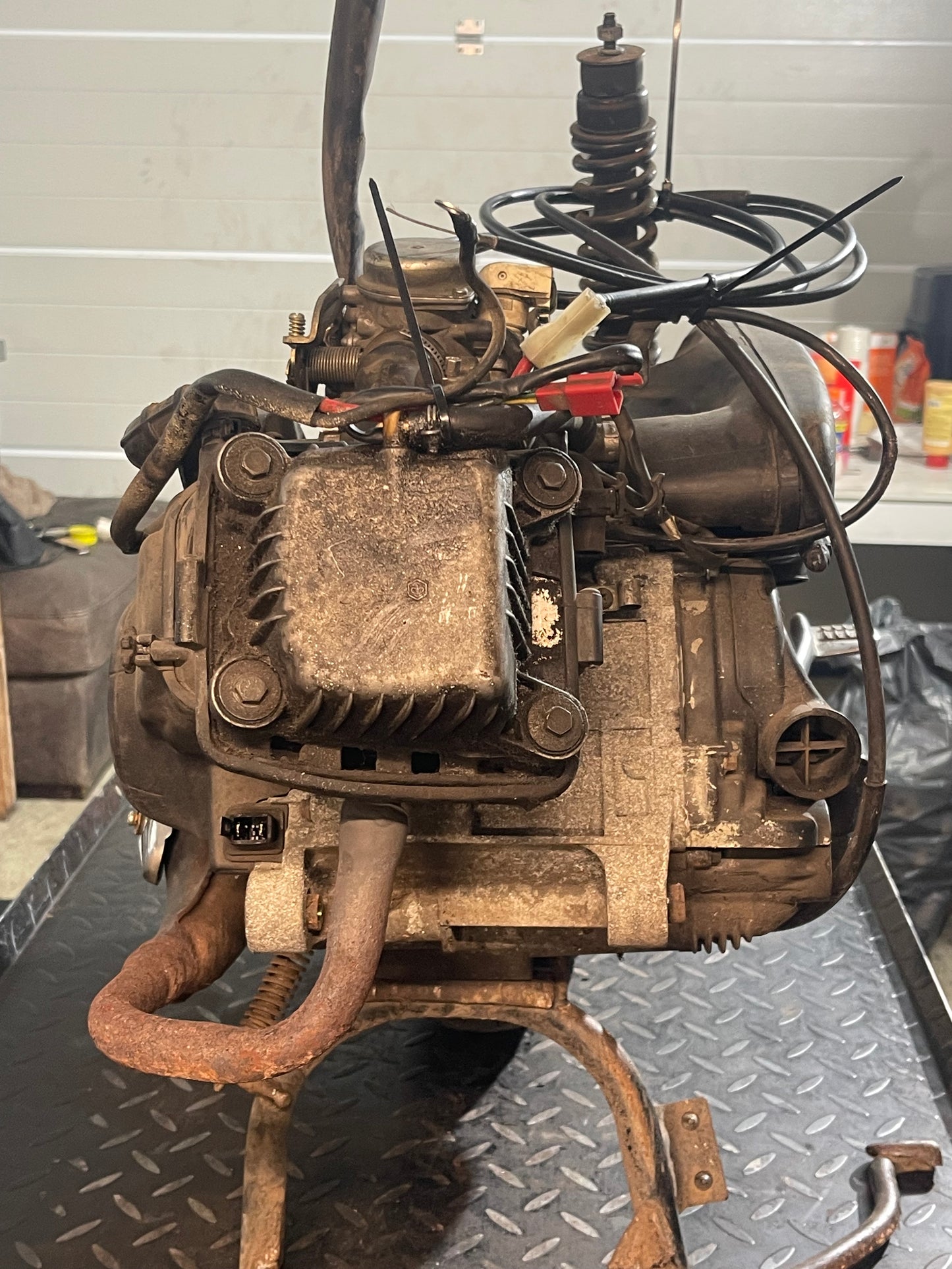 Compleet Motorblok Piaggio Vespa S 50 4 Takt (8500KM)