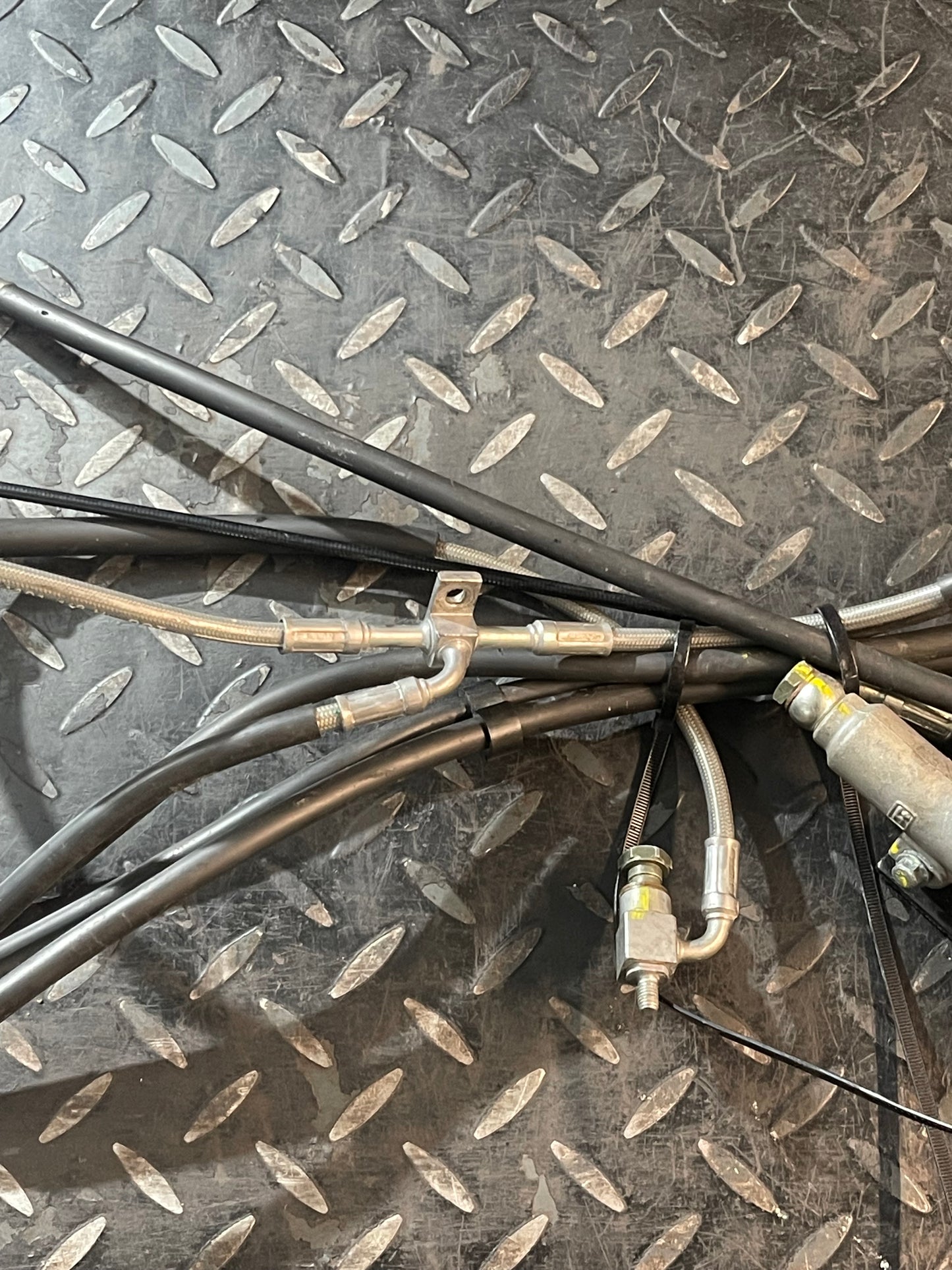 Complete Remleiding set + Voetrempomp Gilera Fuoco 500