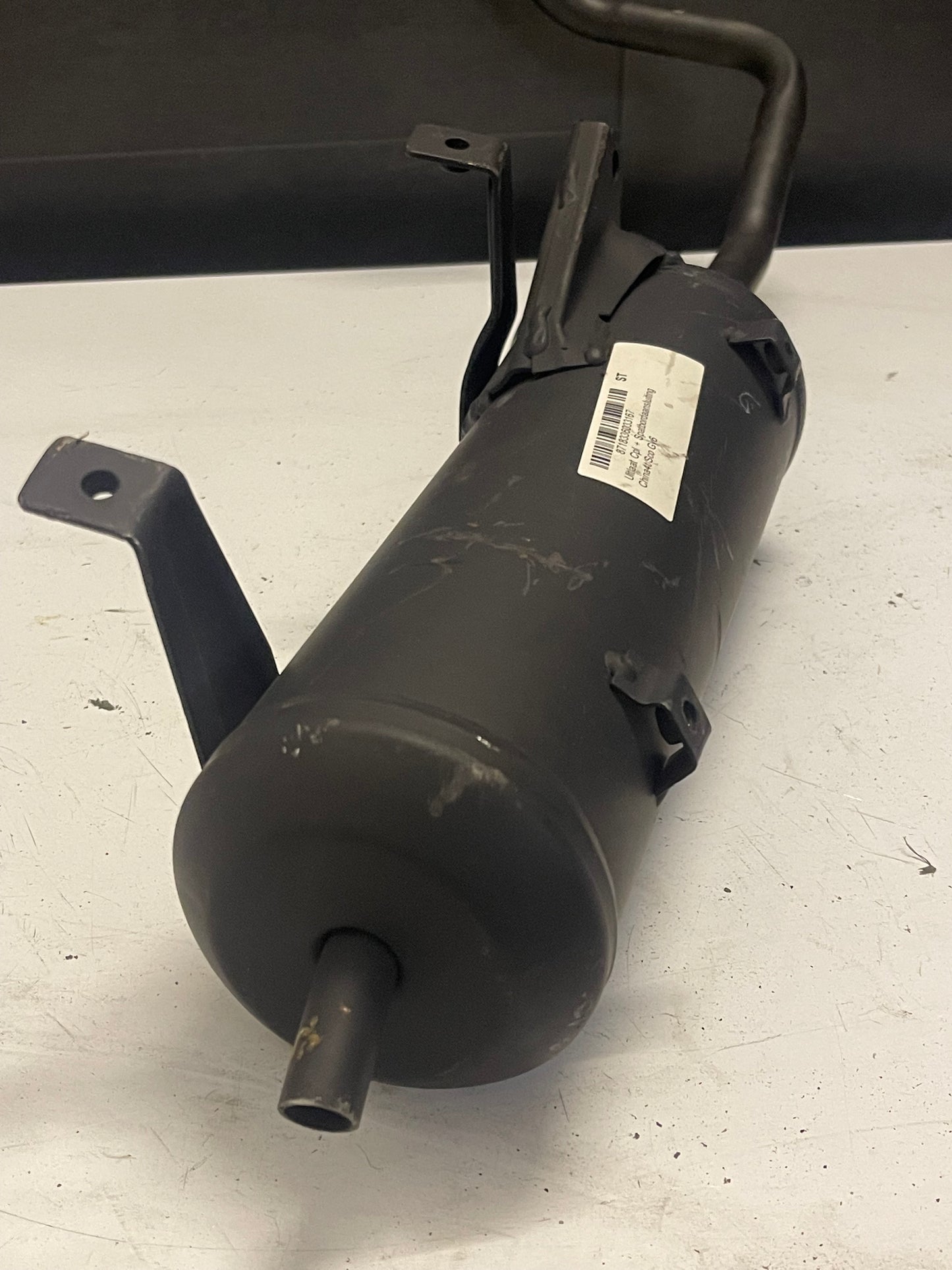 GY6 10” Uitlaat met spatbord aansluiting NIEUW