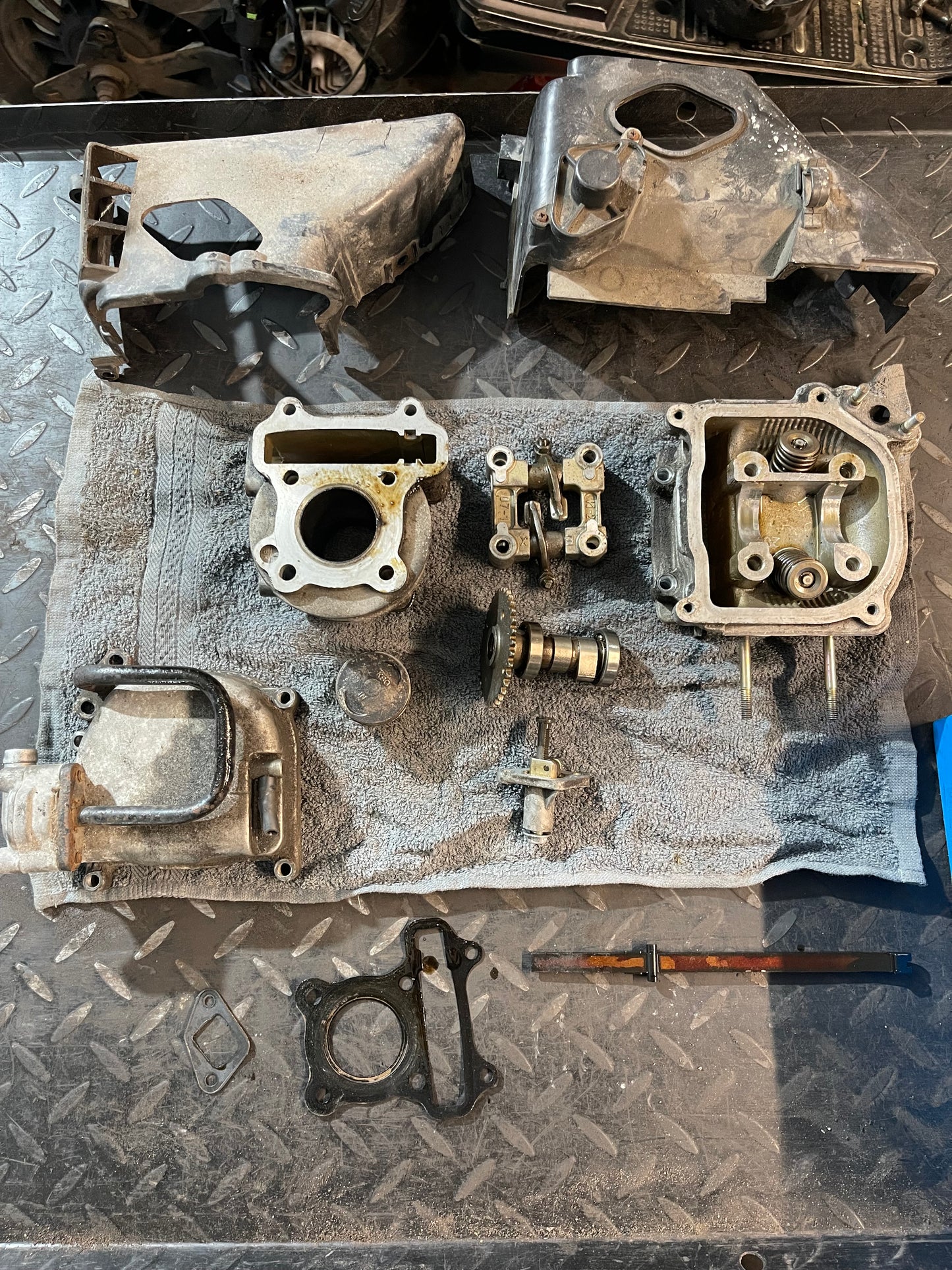 50cc Cilinderkit + Cilinderkop SYM Origineel